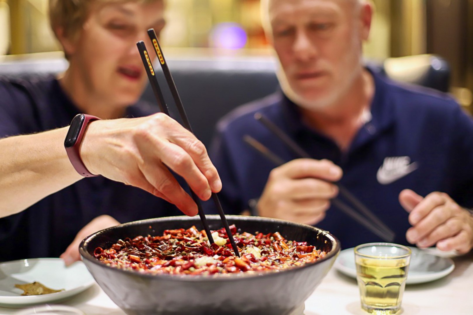 Gekochter Fisch mit Chili, eine von Elenas Lieblingsspeisen in China