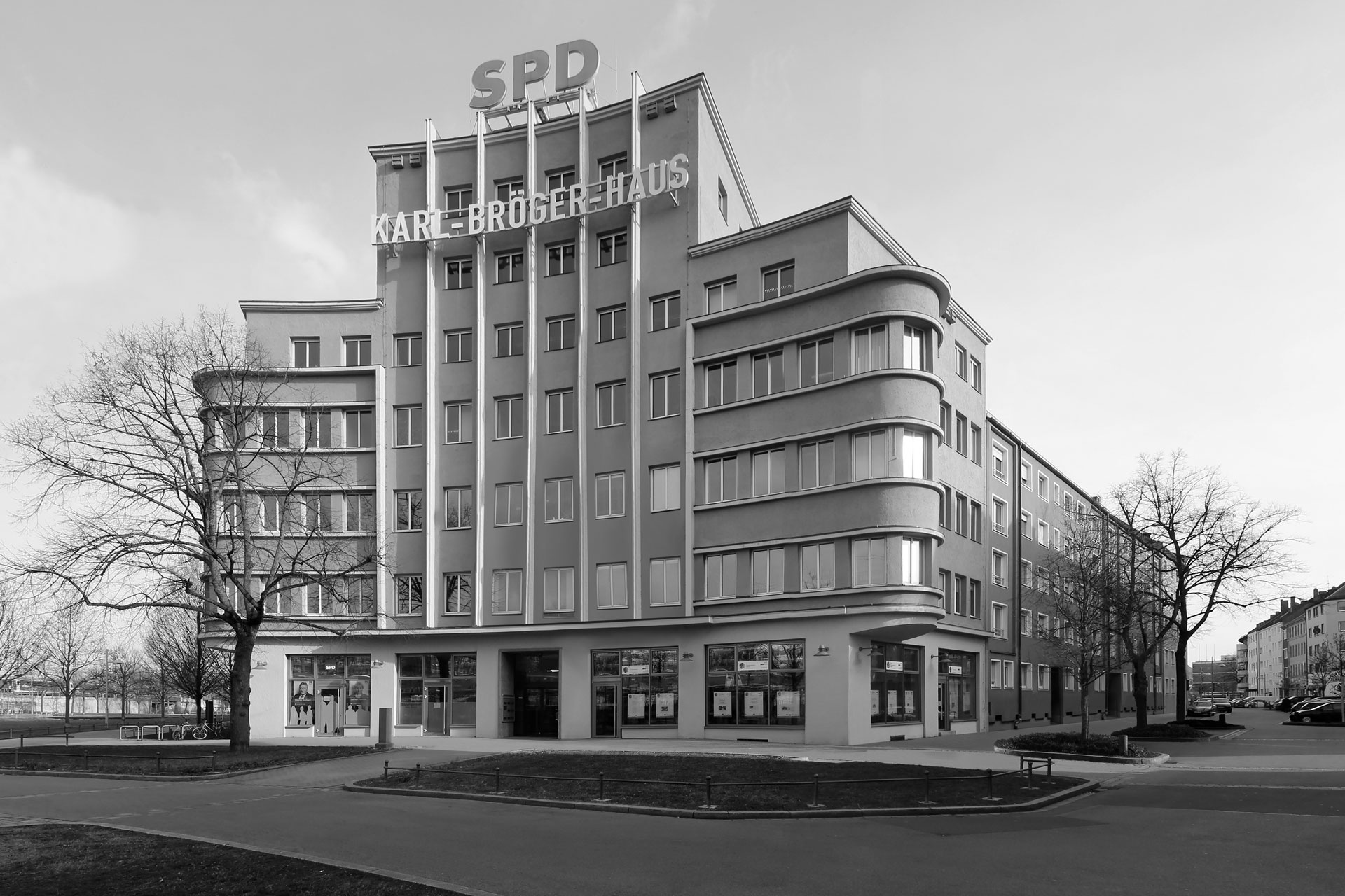 Das Karl-Bröger-Haus in Nürnberg, Baujahr 1929/30