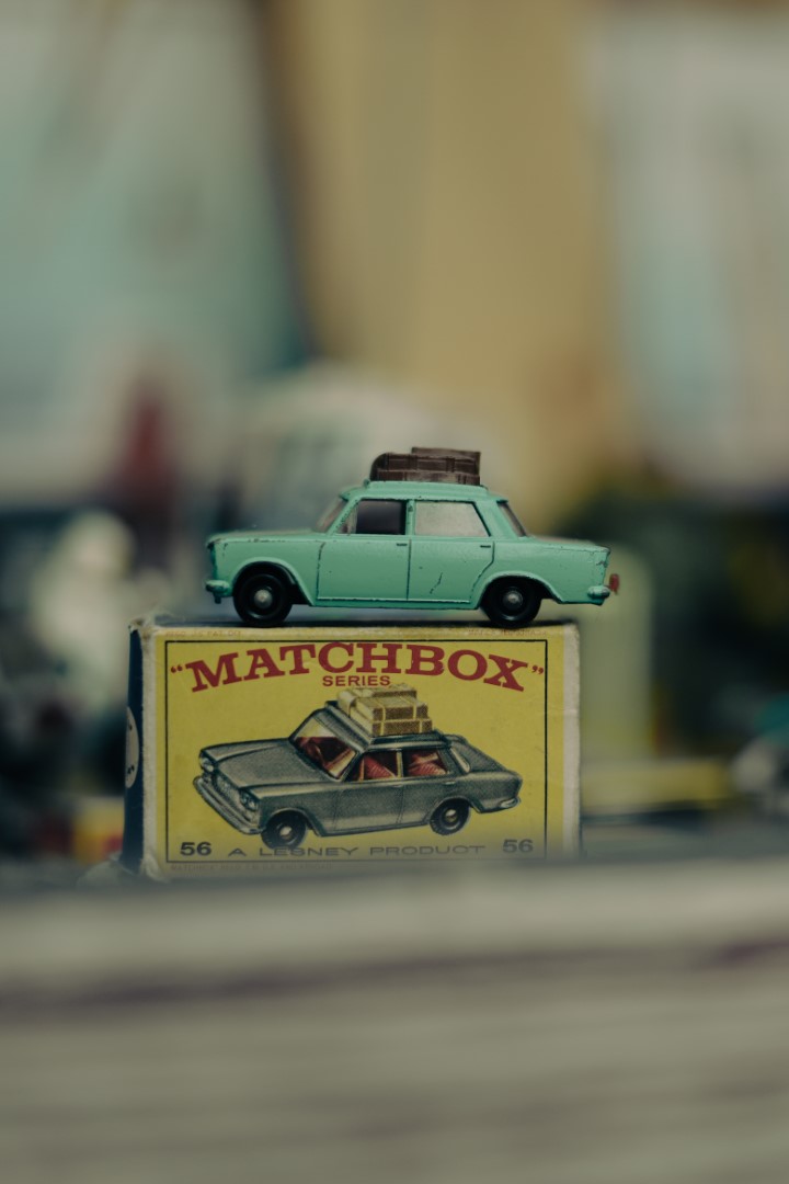 Mit Matchbox- Autos begann seine Sammelleidenschaft.