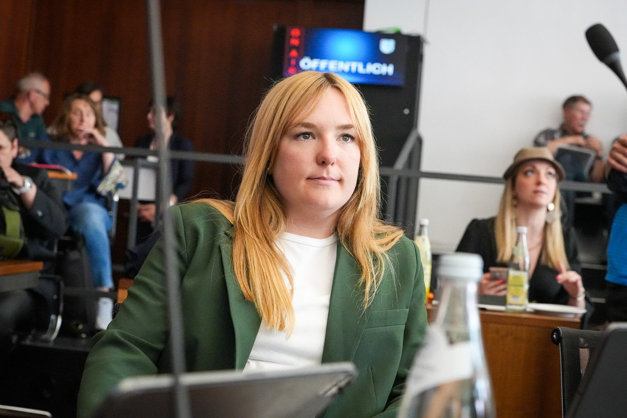Zwei der jungen Neuen im Stadtrat: Nathalie Argus (Grüne) und...